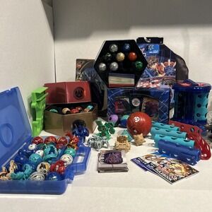 BAKUGAN Huge‎ lot of 67 Bakugan from Season 3: GUNDALIAN INVADERS Cards & Cases